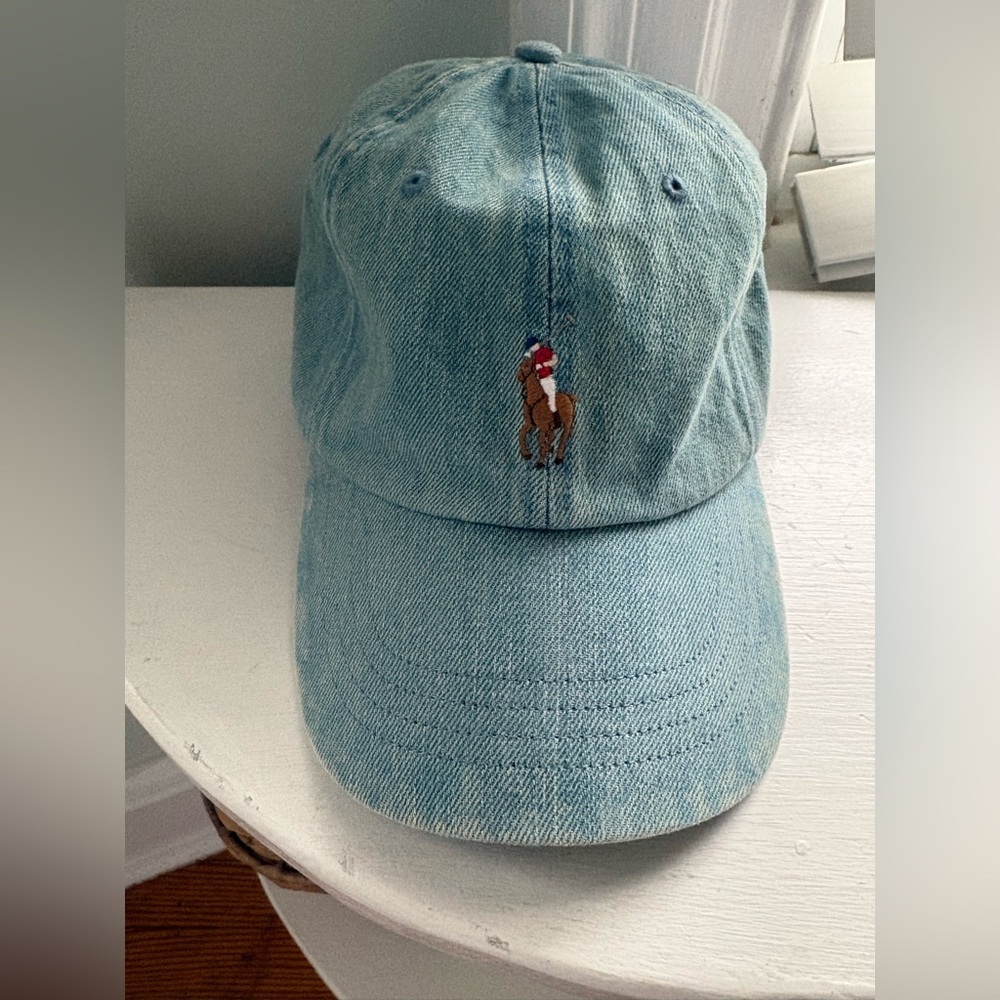 Polo by Ralph Lauren Denim Hat with Embroidered Logo